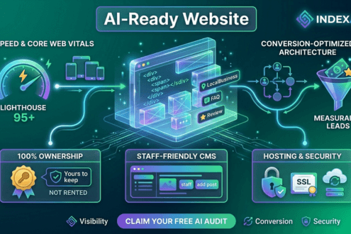 AI-ready website illustration